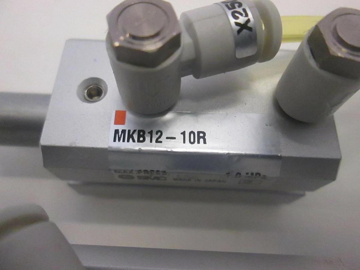 Used SMC, MKB12-10R, Rotary Clamp Cylinder, Used, Lot of 2