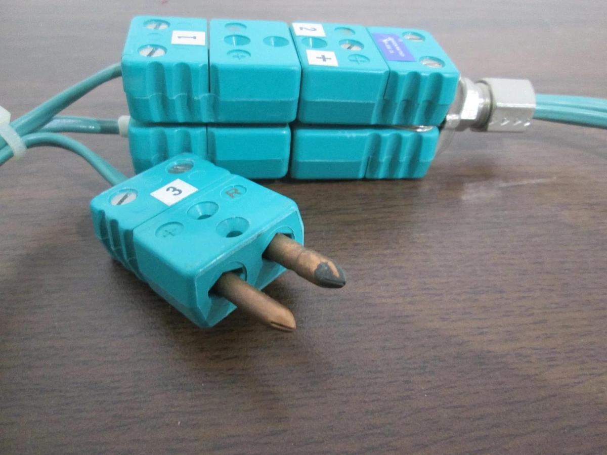 Used Johnson Matthey, Type R/RS Thermocouple, Mini Quick Release, Lot of 5 M/F, Used