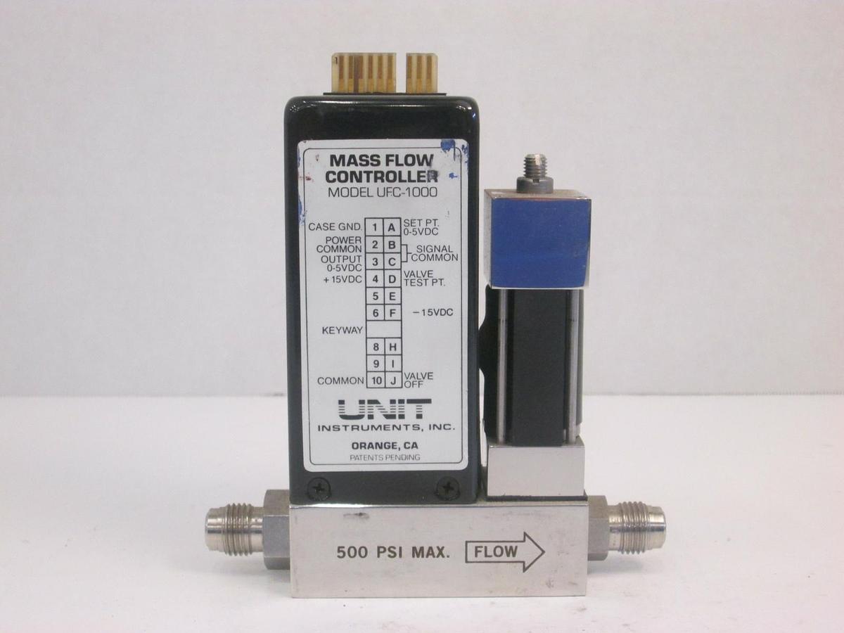 Used Unit UFC-1000, MFC, Mass Flow Controller, CHF3, 25 SCCM, Used