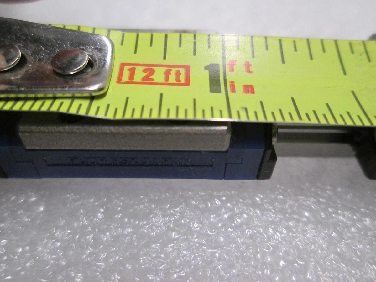 Used NSK, PUO9, Linear Bearing Guide Block w/ Guide Rail, Used
