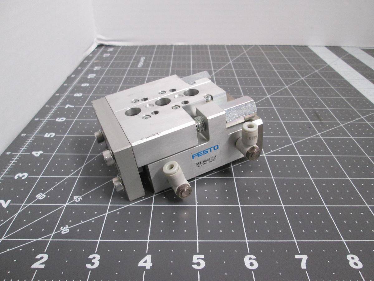 Used Festo SLT-16-20-P-A 170561 Mini Slide Pneumatic Cylinder Actuator Fitting