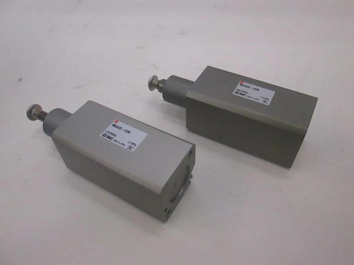 Used SMC, Rotary Cylinder, MKA25-20R, Used, Lot of 2