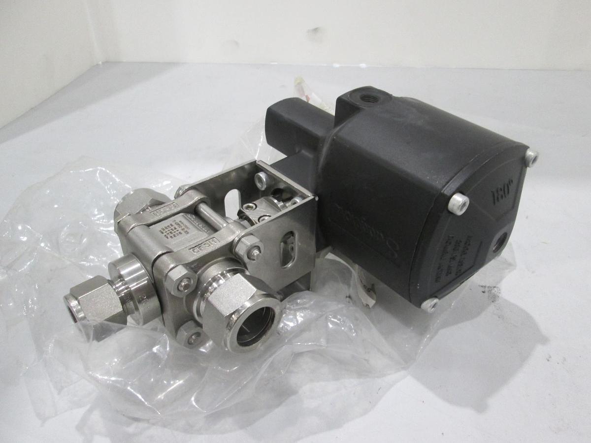 Used Swagelok, SS-63XPS12-S8-53DHT-2839, Ball Valve w/ 153DA Double Actuator, NWOB