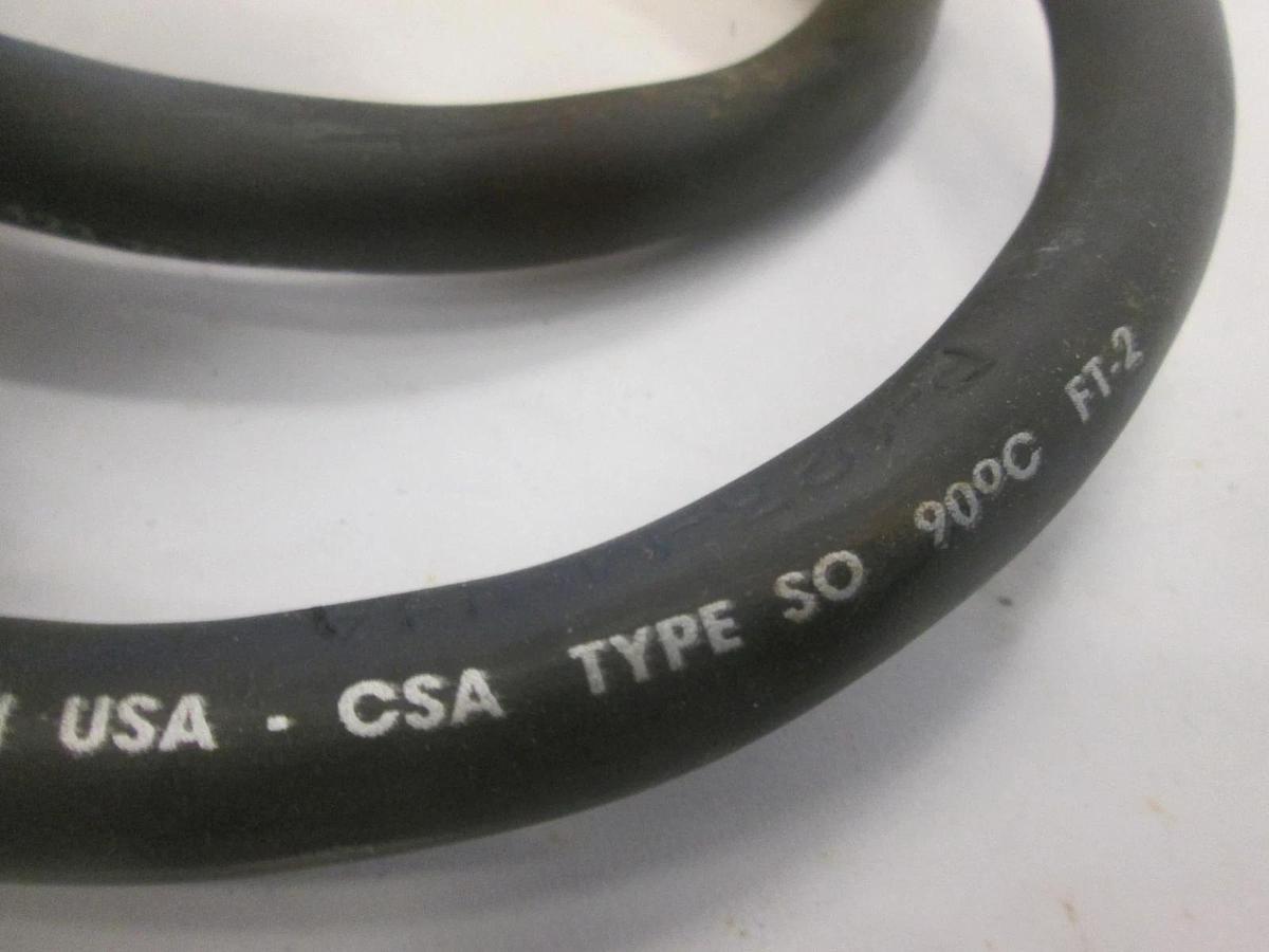 Used Carol, P-123-70-MSHA, Type SOW-A, 12/3, Power Cord Cable, 46", Used