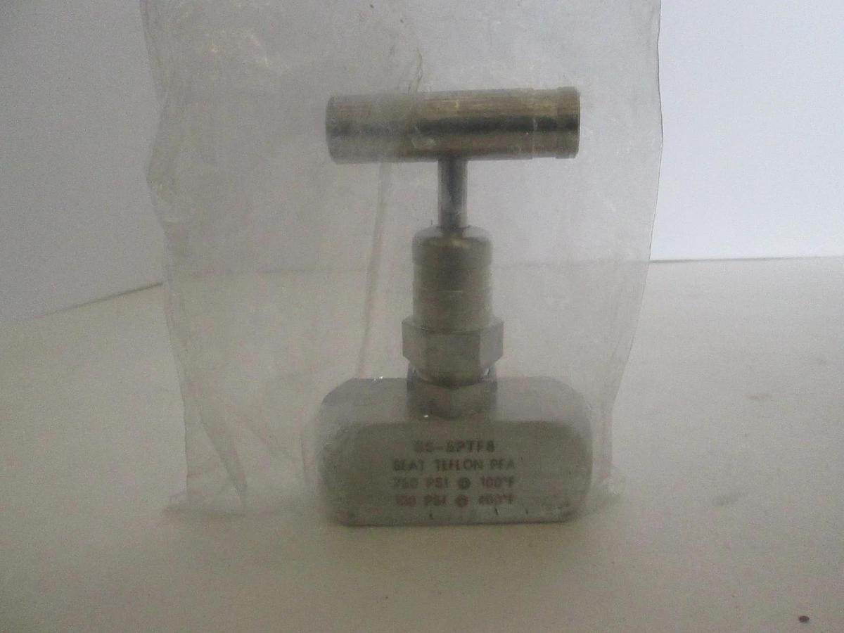 Used Swagelok, SS-5PTF8, Teflon Seat PFA Valve, Used