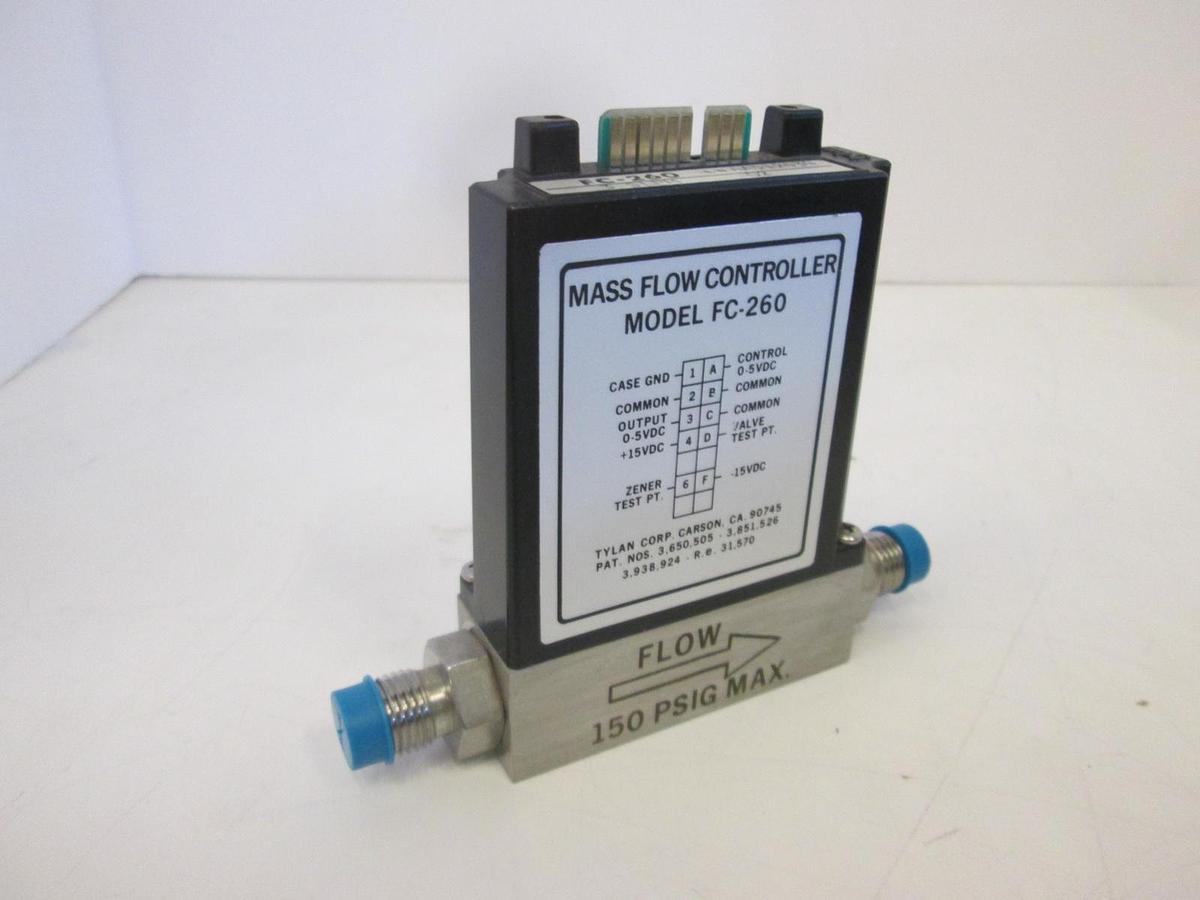 Used Tylan, FC-260, Mass Flow Controller, O2, 3 SLPM, Used