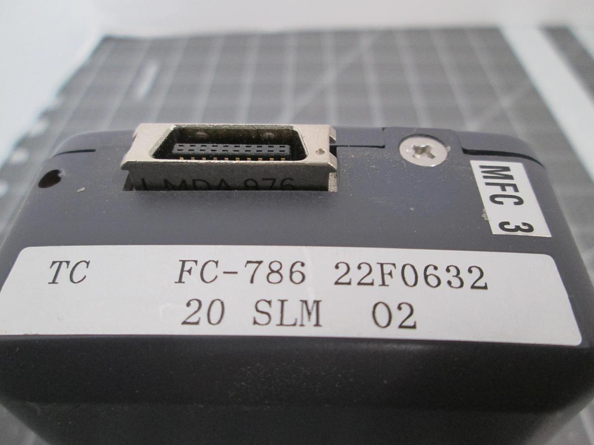 Used Aera, FC-786, Mass Flow Controller MFC O2 Oxygen 20 SLM 22F0632 Used