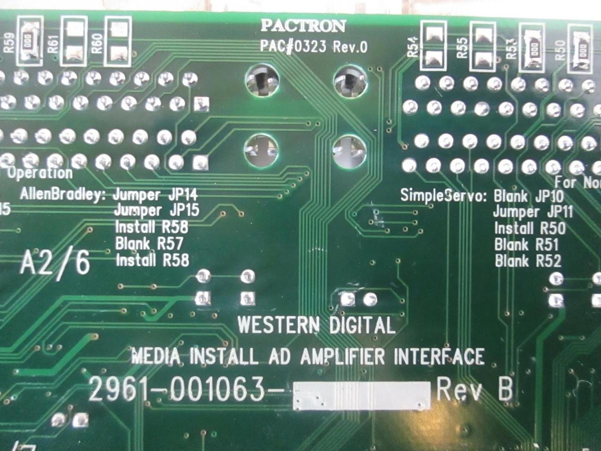 Used Western Digital, Media Install Ad Amplifier Interface, 2961-001063, Used