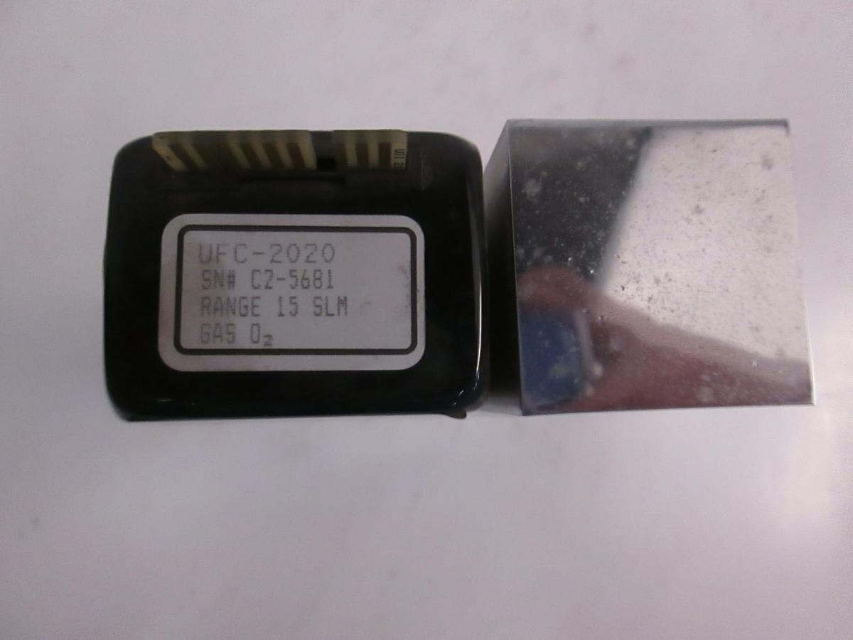 Used Unit UFC-2020 Mass Flow Controller, O2, 15 SLM, 1/4" MVCR, Used