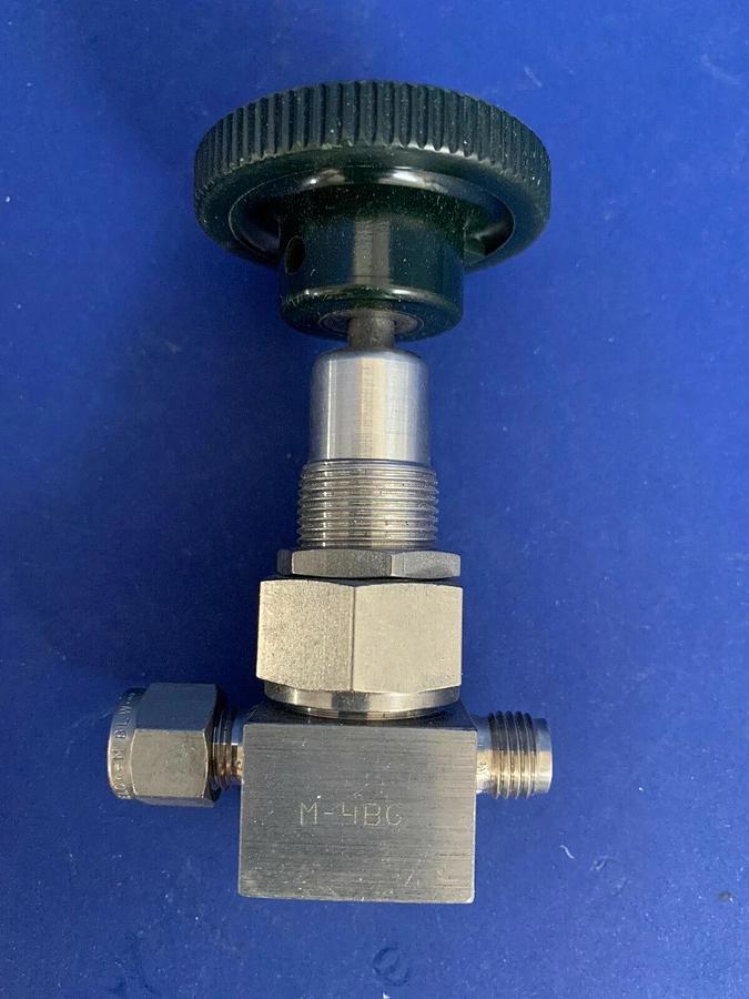 Used Nupro M-4BG Manual Valve, 1/4" Swagelok, Used