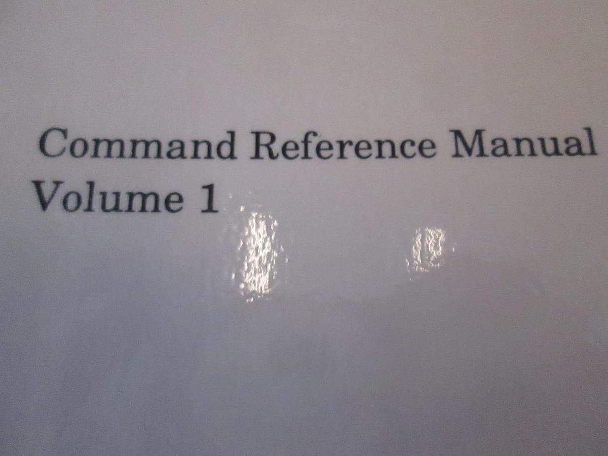 Used HP 3852A Data Acquisition/ Control Unit Command Reference Manual, Vol. 1, Used