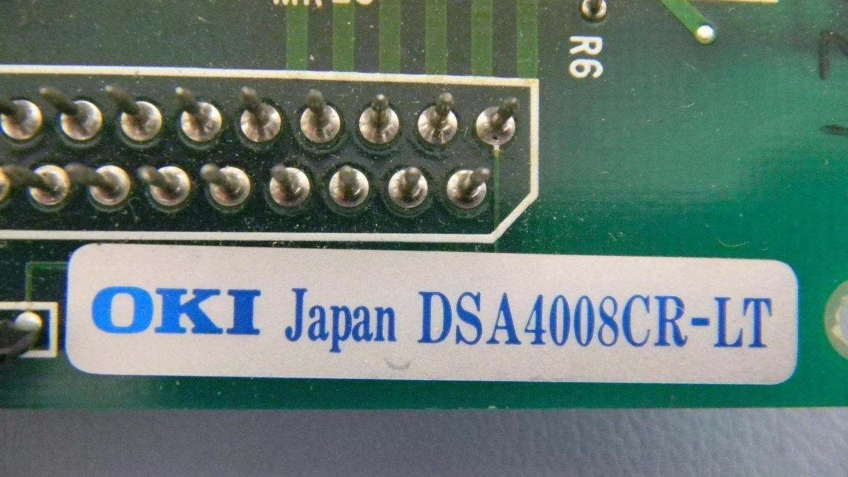 Used Oki QDA-10096-1 Display PCB Assembly, DSA40085CR-LT, Working When Removed