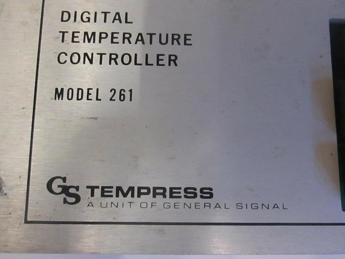 Used Canary Technology Temperature Controller Front Panel Model 261, Used