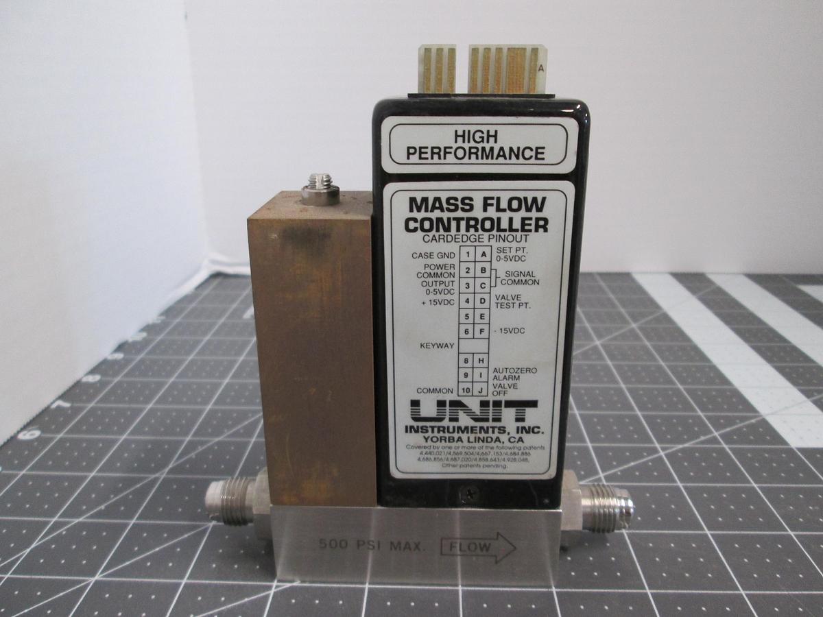 Used Unit Instruments UFC-1500A Mass Flow Controller 10SLM H2 Hydrogen