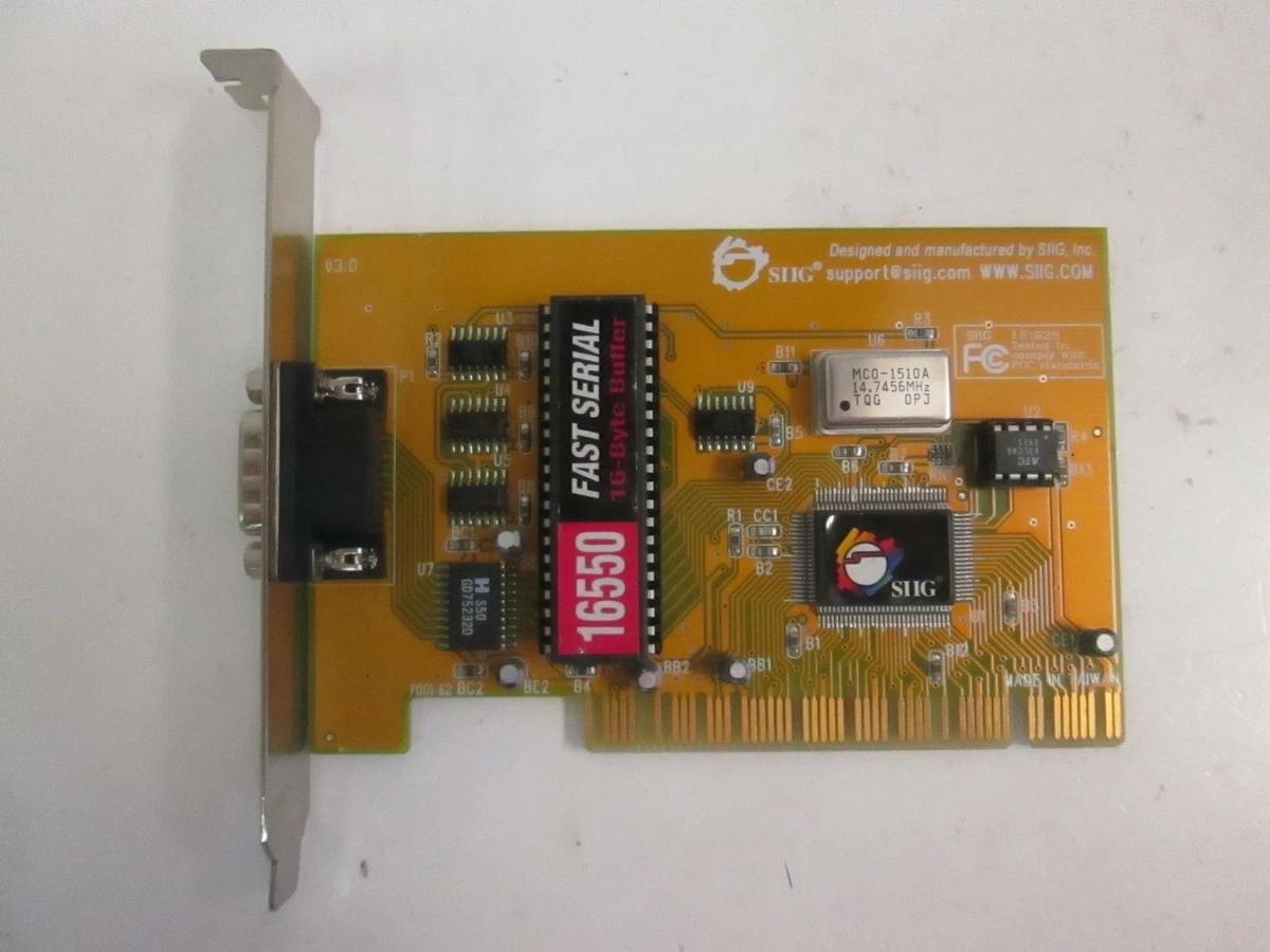 Used SIIG Inc. P001-62 V3.0 PCB, Working When Removed