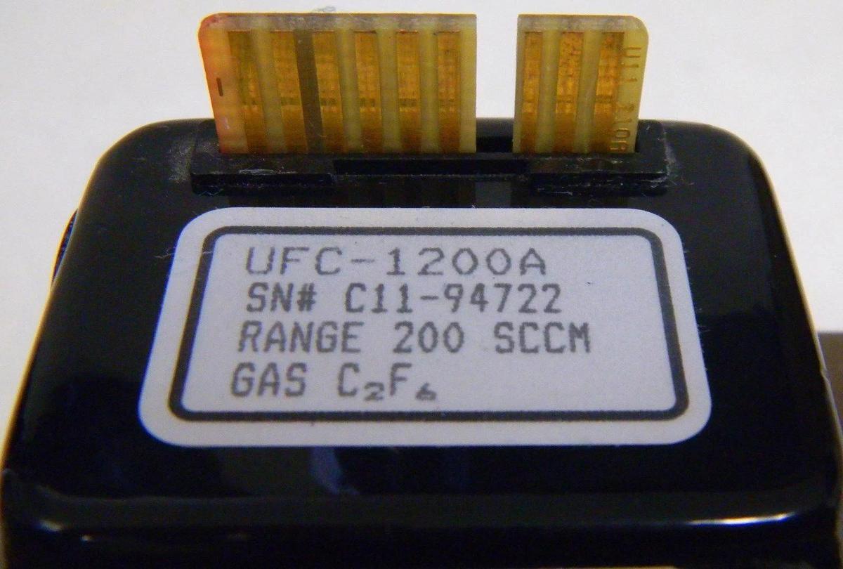 Used Unit UFC-1200A Mass Flow Controller, Gas- C2F6, Range- 200 SCCM, Used