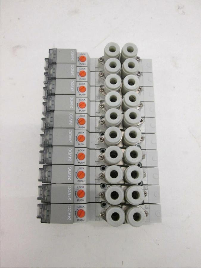 Used SMC, SY3120-5LZD-C4, Solenoid Valve, Used, Lot of 10