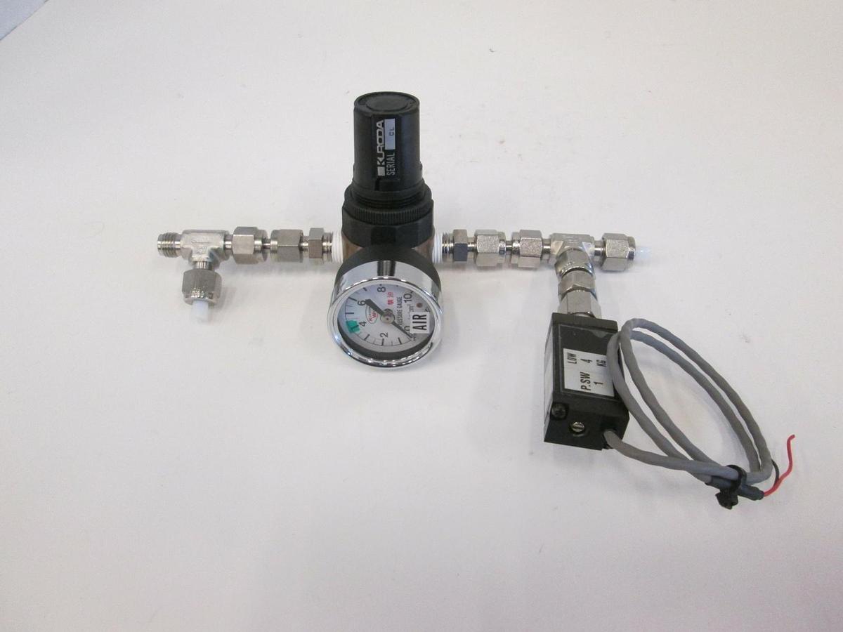 Used SMC w/ CDA Regulator, Pressure Switch, Gauge