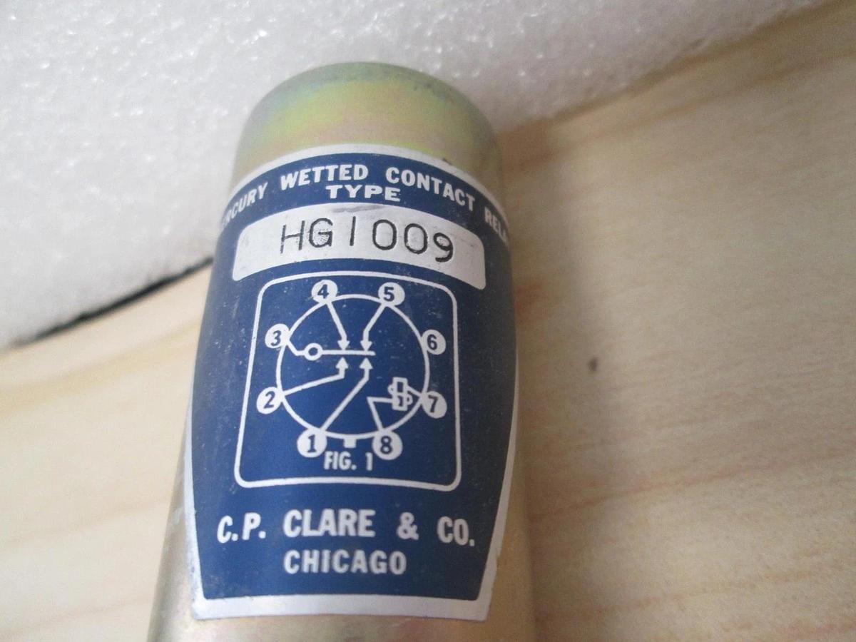Used C.P. Clare & Co., HG1009, Contact Relay, Used