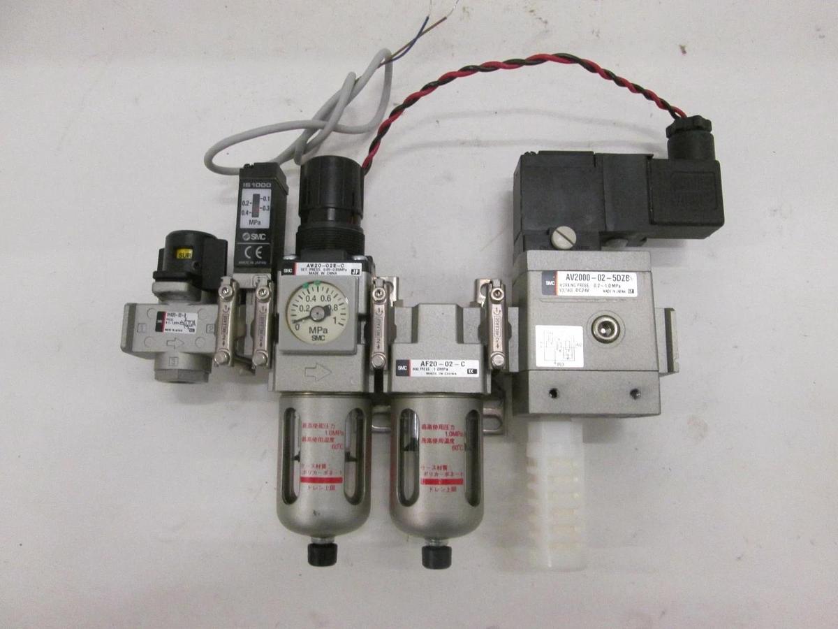 Used SMC, AW2000-02-5DBZ, AF20-02-C, Filter Regulator Assy, Used
