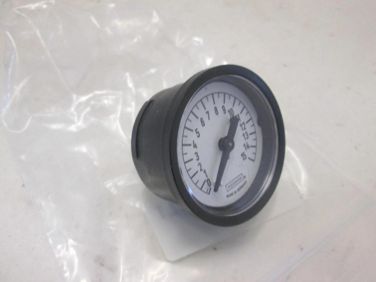 NOSHOK, 209-028, 0-15 PSI PRESSURE GAUGE, New