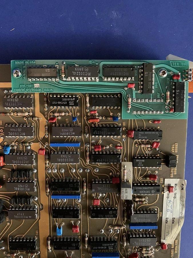 Used Tektronix 672-0265-03 1803 Pram Error Logic PCB Assy, Used