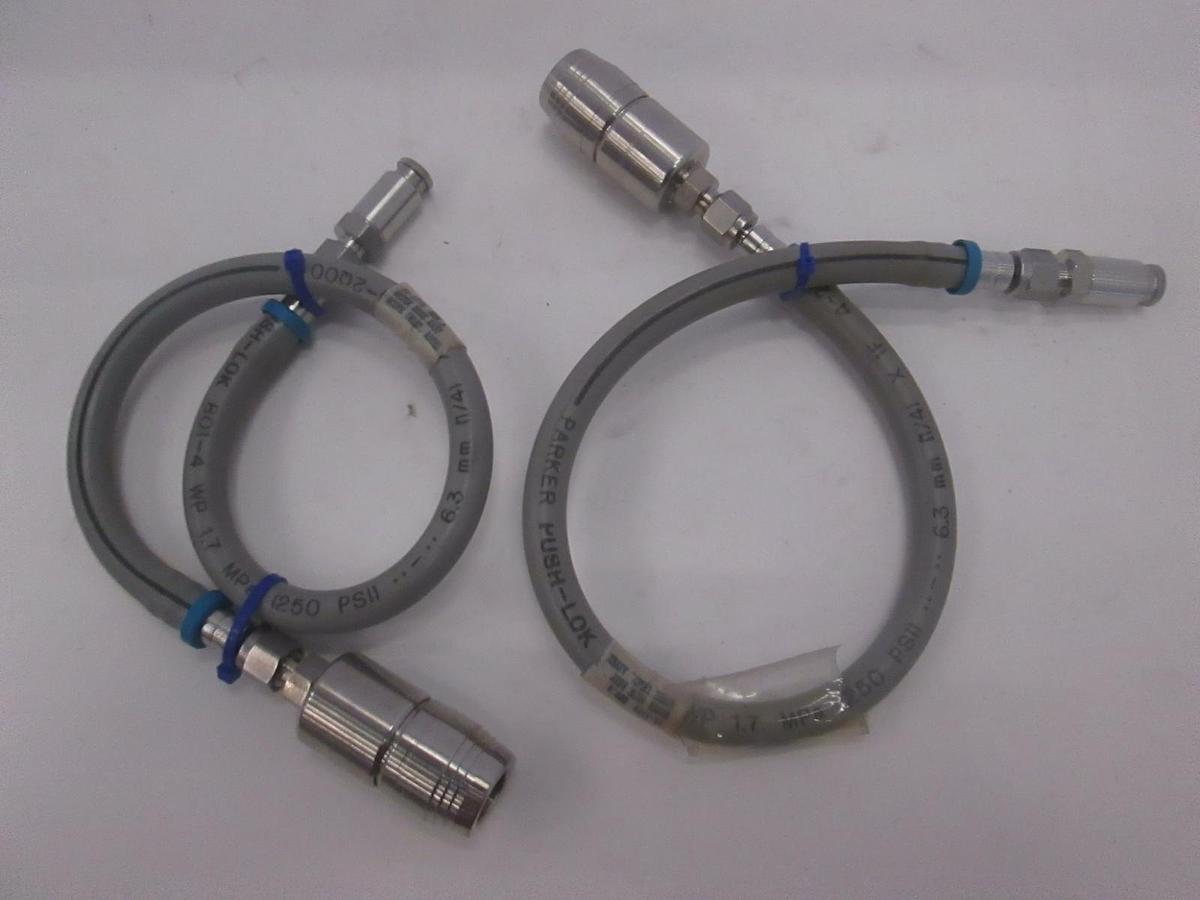 Used Parker Push-Lok, 95-3779, Water Hose Assy, Scope Inlet, Used, Lot of 2