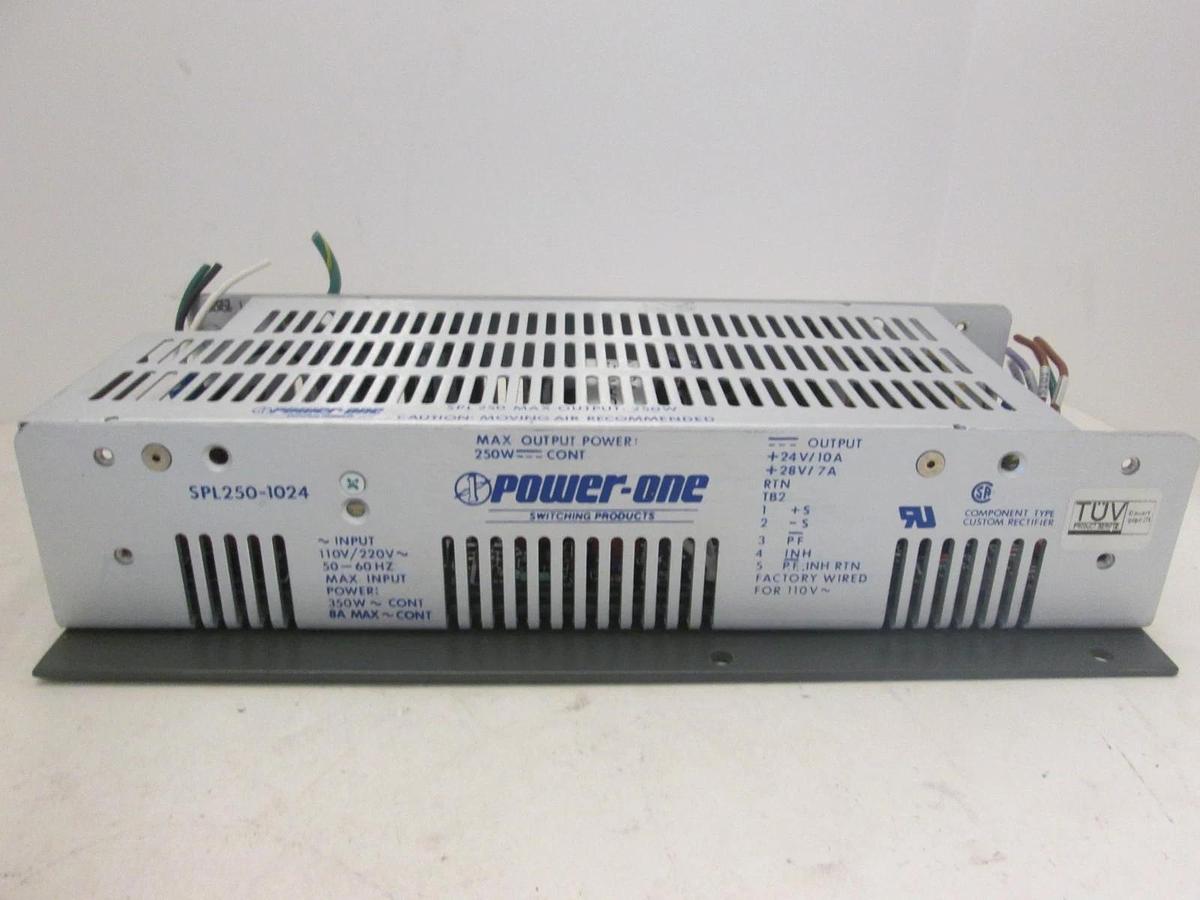Used Power One, Power Supply, SPL250-1024, 110V/220V, 50-60Hz, Used