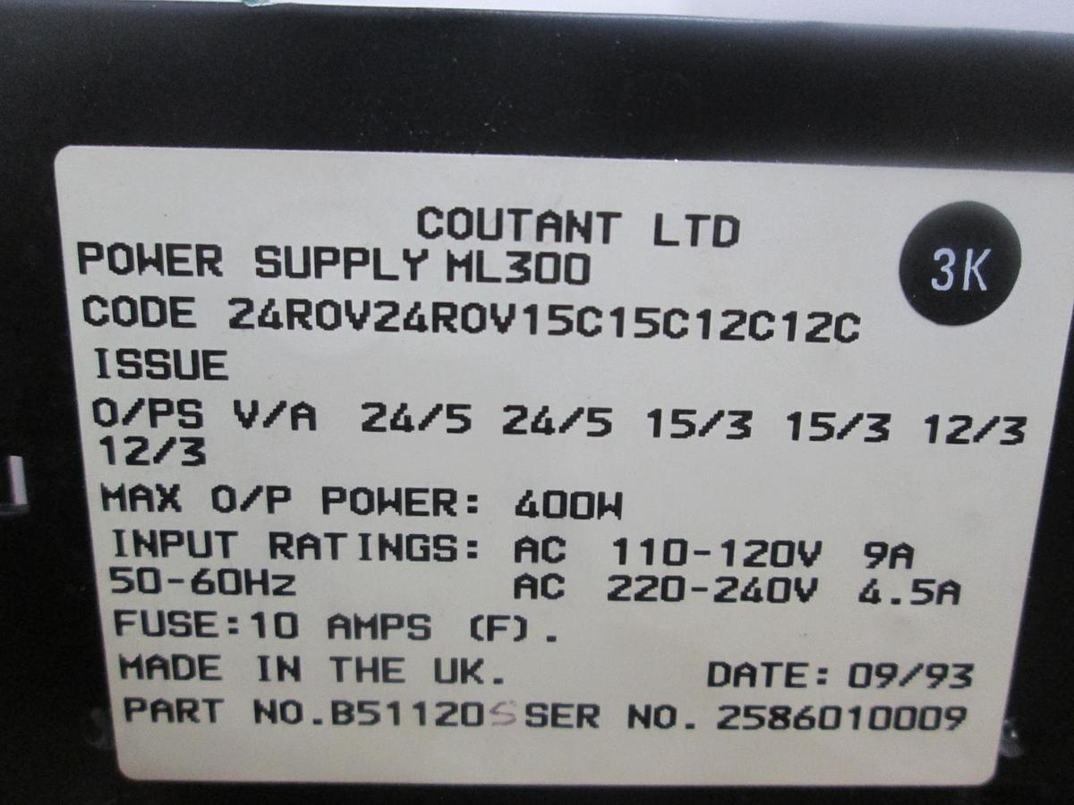 Used Lambda, Qualidyne, QML300-012, Switching Power Supply, Used