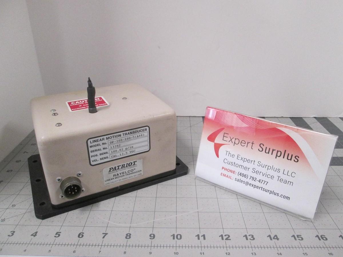 Used Linear Motion Transducer, DP-200-100-5, Used