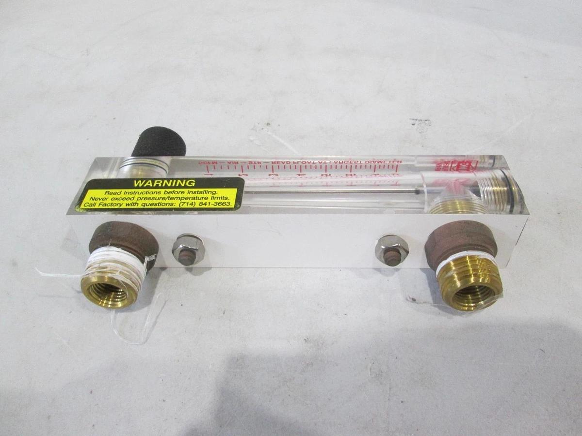 Used King Instruments, 1-8 SCFM-Air-STP-Read Float, Flowmeter, Used