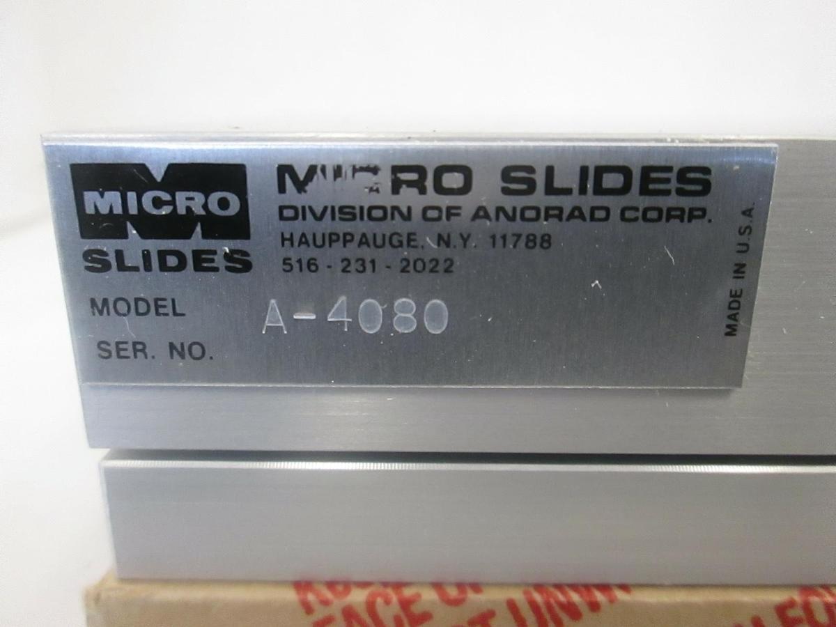Used Micro Slides, Linear Stage, A-4080, New No Box