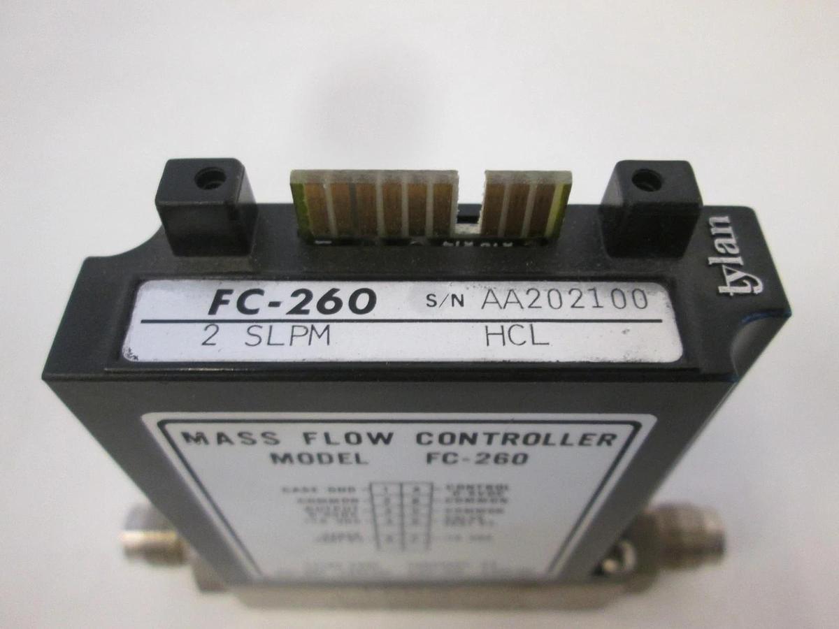 Used Tylan, FC-260, Mass Flow Controller, HCL, 2 SLPM, Used