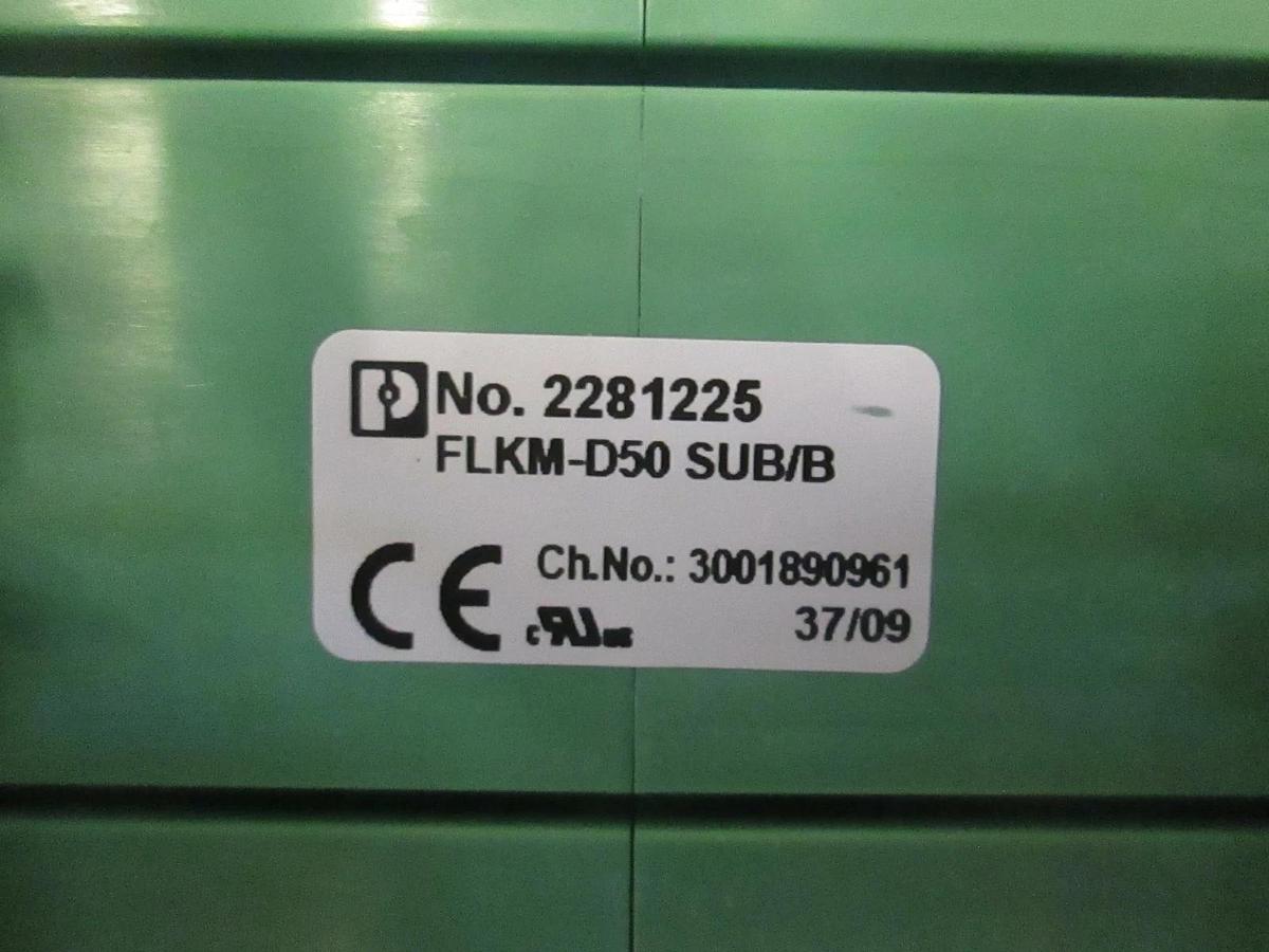 Phoenix Contact, Terminal Block Interface Module, FLKM-D50, New