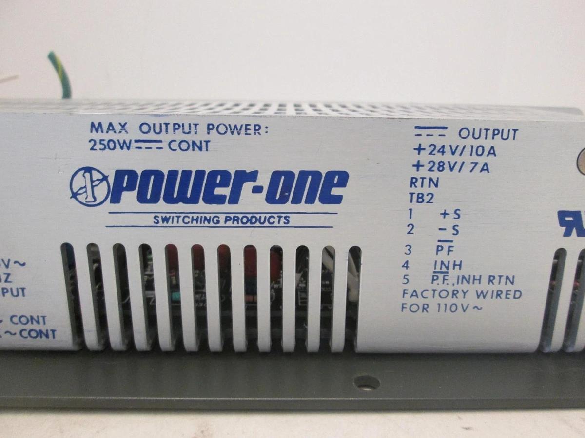 Used Power One, Power Supply, SPL250-1024, 110V/220V, 50-60Hz, Used
