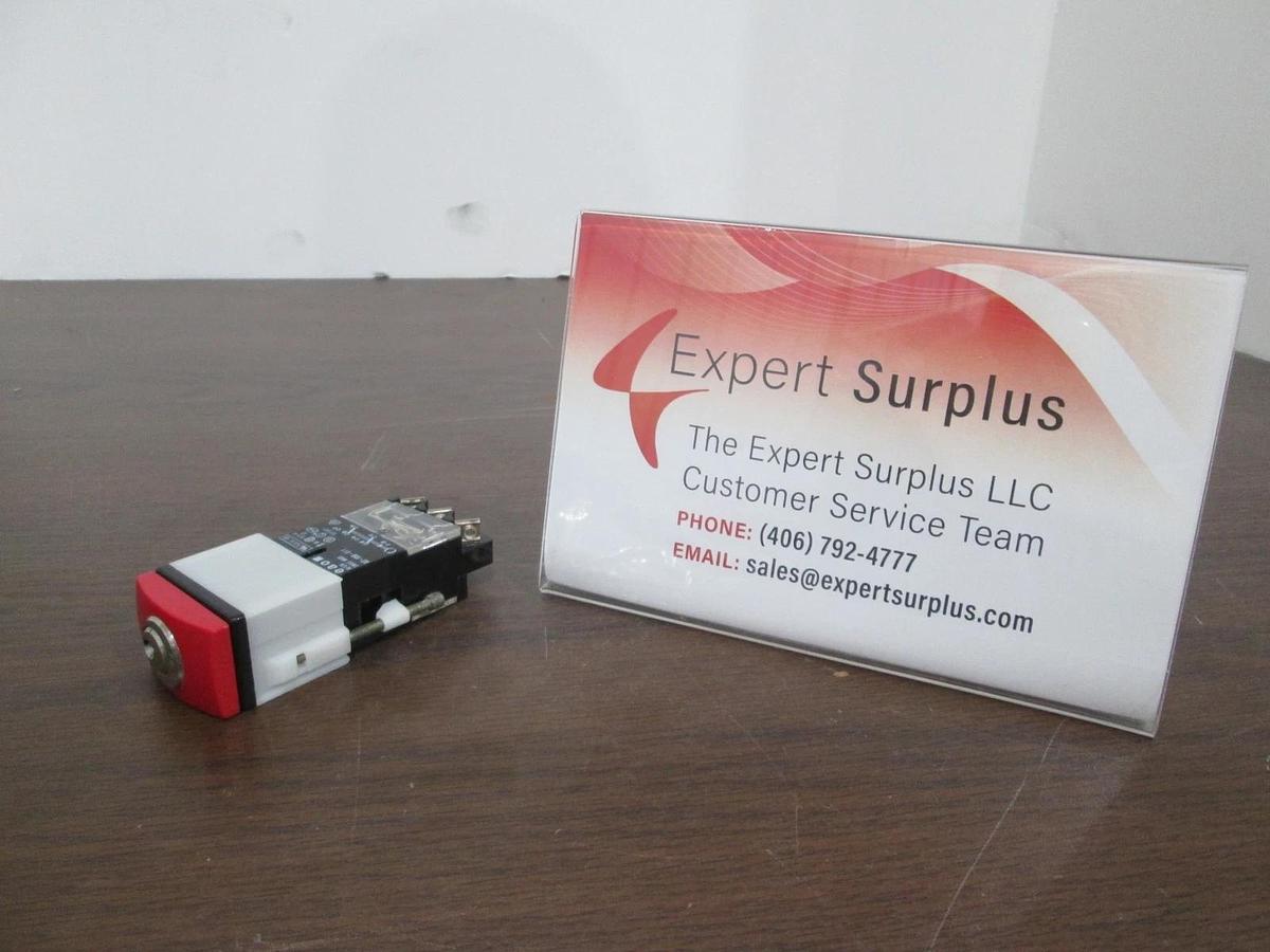 Used EAO, 02-199-011, VTR Furnace Switch w/ Mounting Hardware, No keys Used