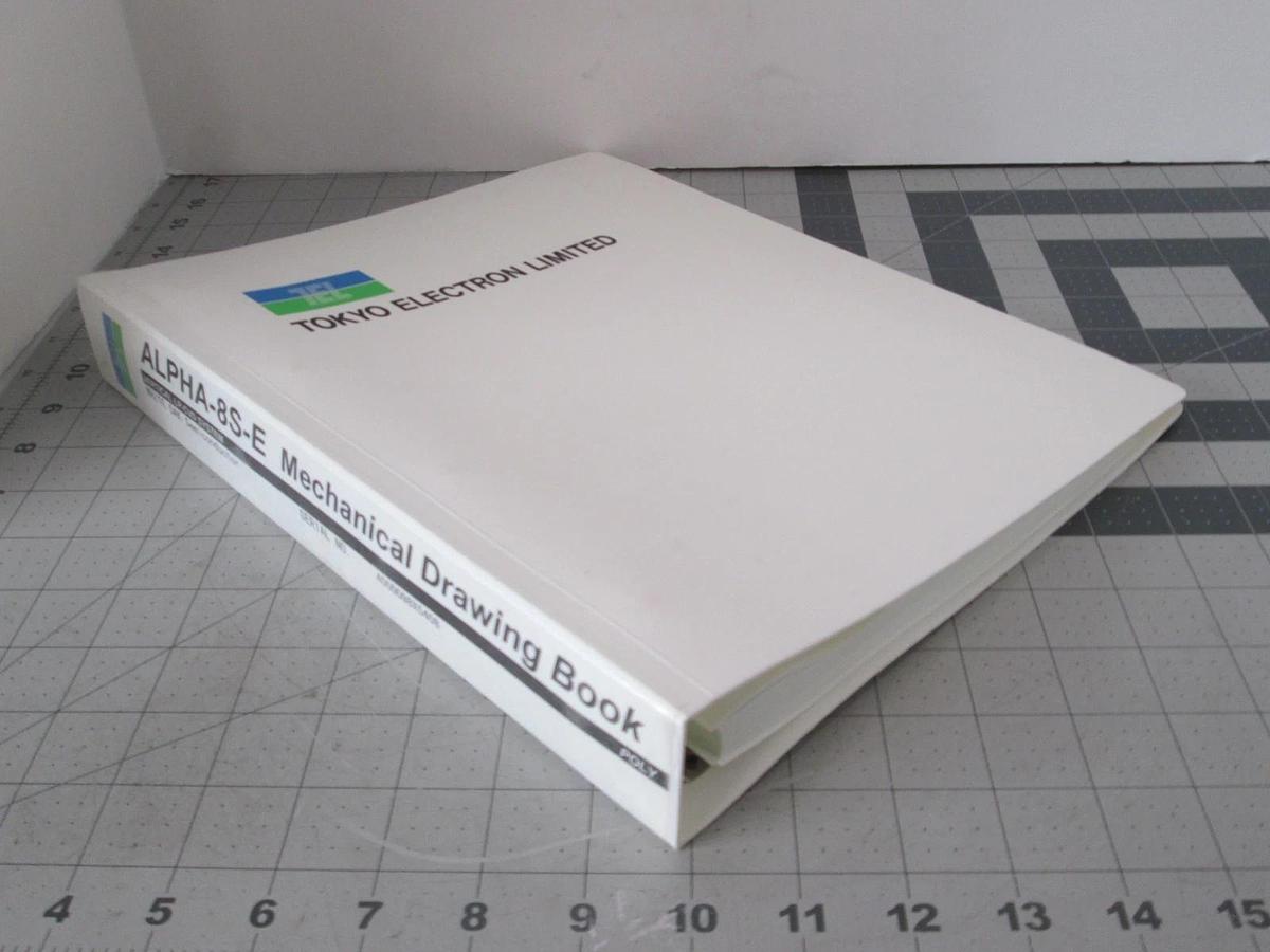 Used TEL Tokyo, ALPHA-8S-E, Mechanical Drawing Book POLY, Used
