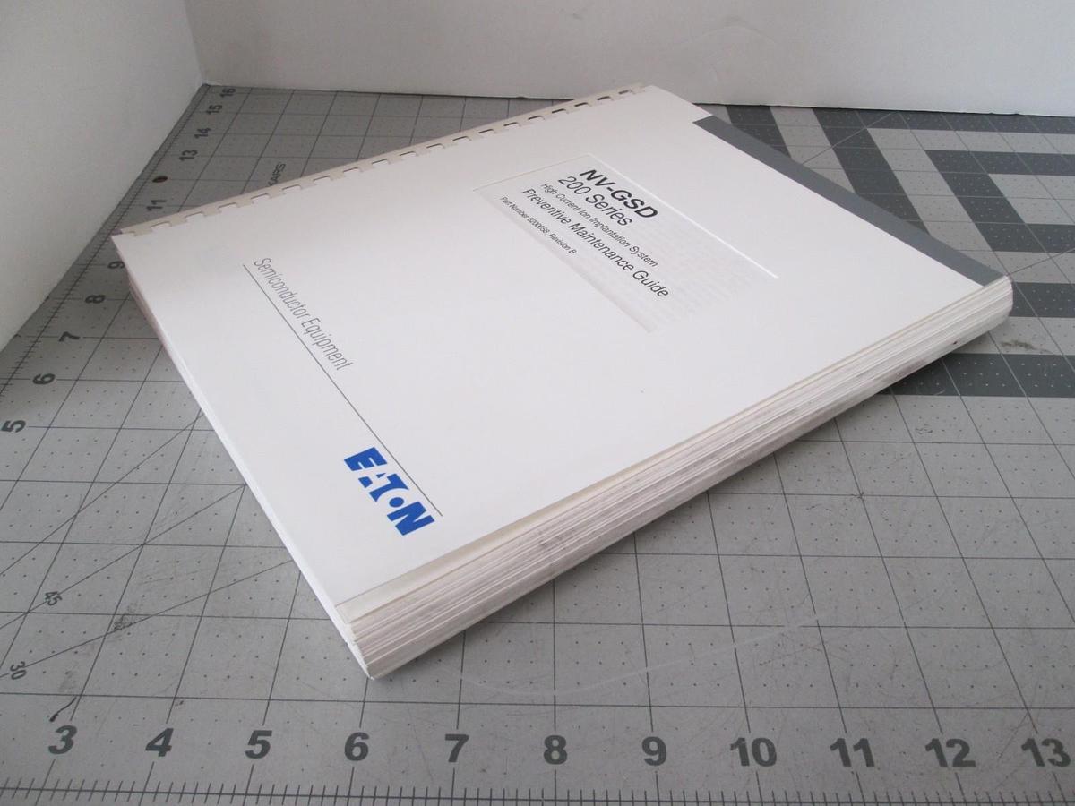 Used Eaton, NV-GSD,200 Series, Preventative Maintenance Guide, REV B, Used