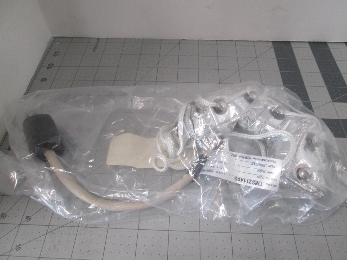 BH Thermal, Briskheat, TMS211409, Heater Jacket, 120V, 0.09A, 11W, Phase, New