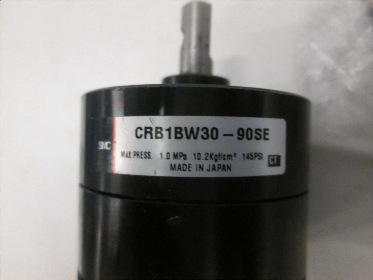 Used SMC, CRB1BW30-90SE, Miniature Rotary Actuator, Used