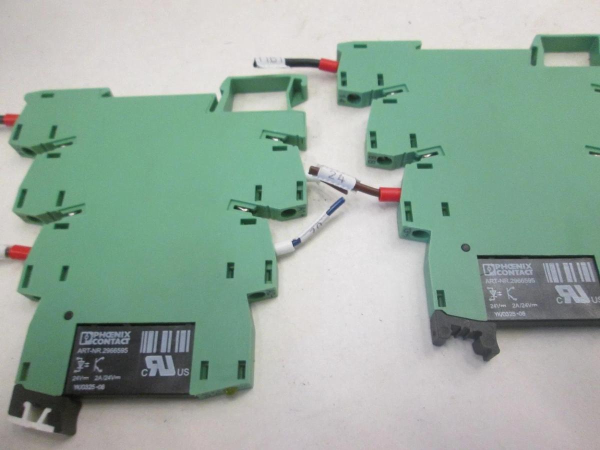 Used Phoenix Contact, PLC-BSC-24DC/1/ACT Relay, Used, Lot of 2