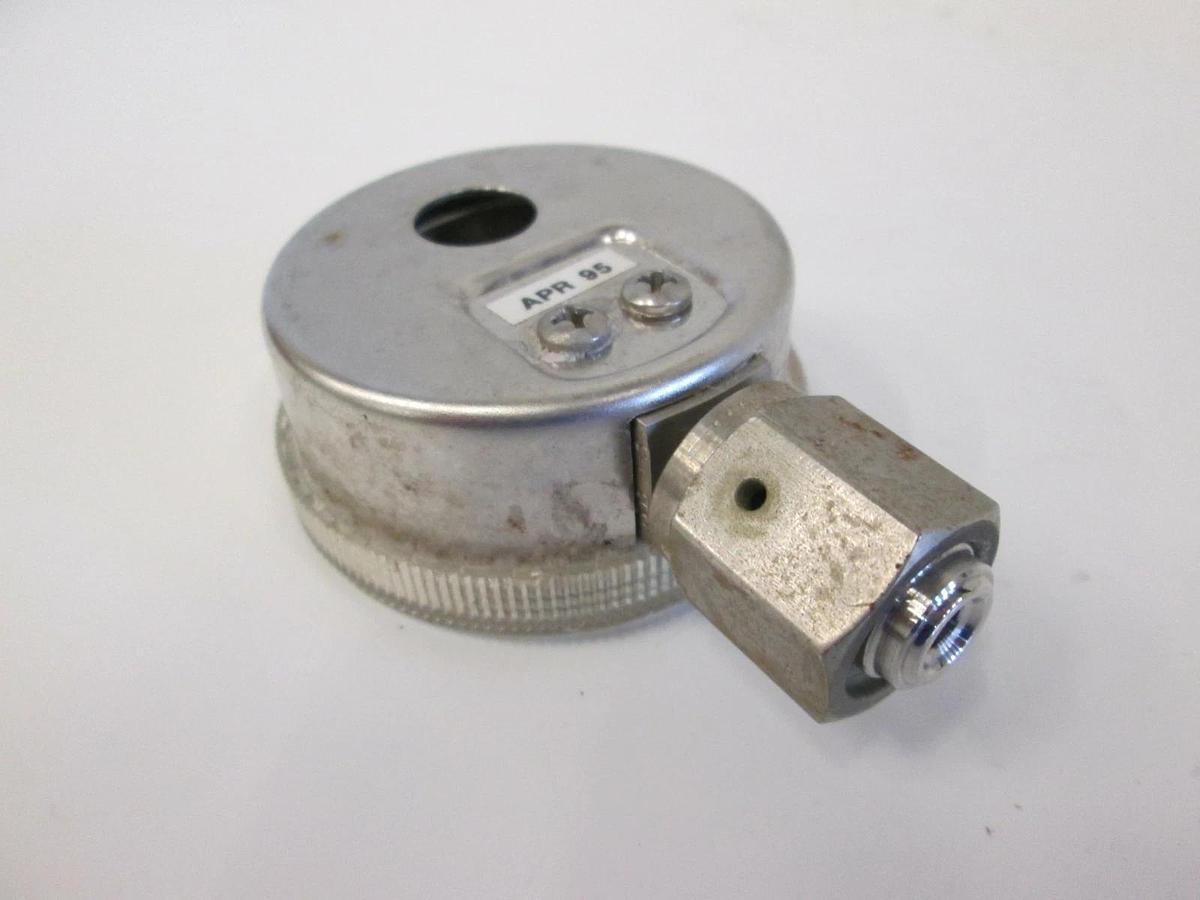 Used Span Pressure Gauge 30-0-100 psi, 1/4" FVCR, Used