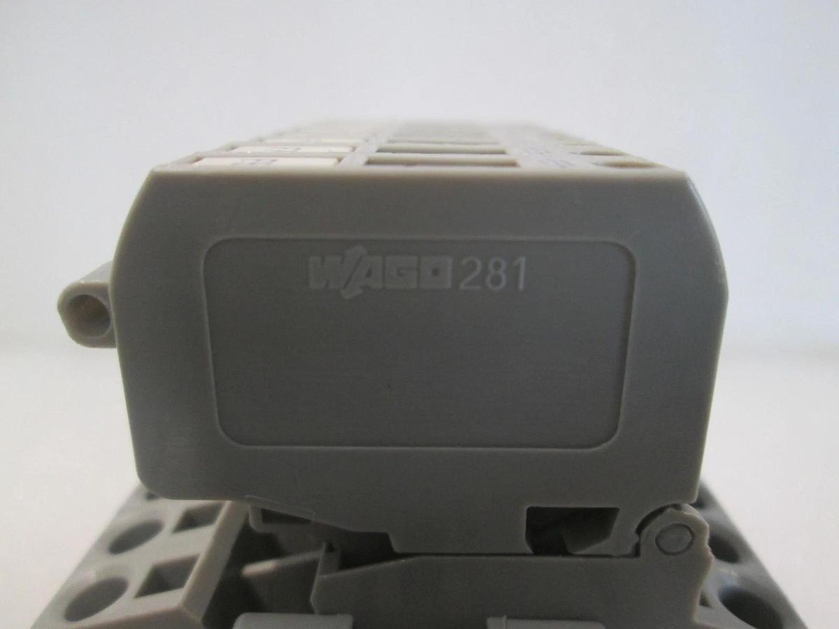 Used Wago, 281 and 249 (8) Terminal Block Assy, Used