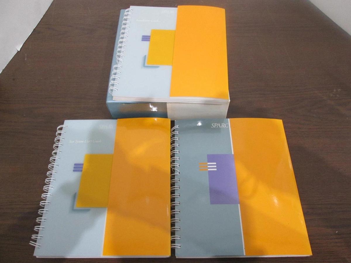 Used Sun, SPARC station 1, User's Guide, Installation Guide, Network Managers Guide