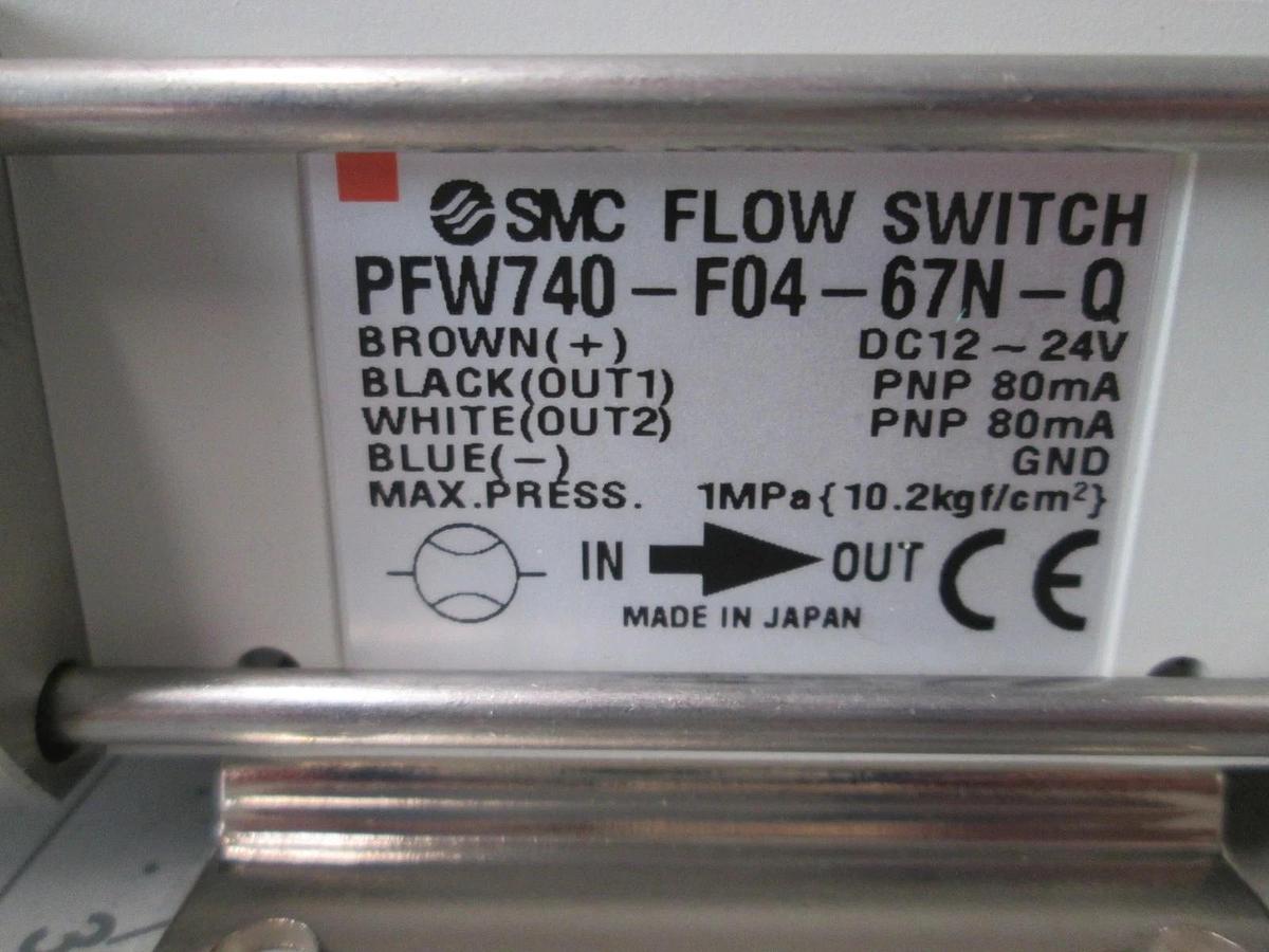 SMC, PFW740-F04-67N-Q, Digital Flow Switch Assy, New