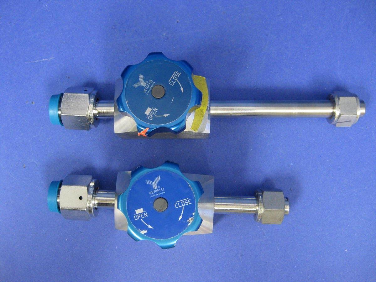 Used Veriflo 935VCR8FTS8XYK, UHP High Flow Valve, 1/2" F Compression x 1/2" FVCR