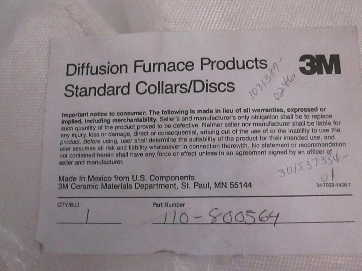 3M Diffusion Furnace Products, Standard Collar/ Disc, 110-800564