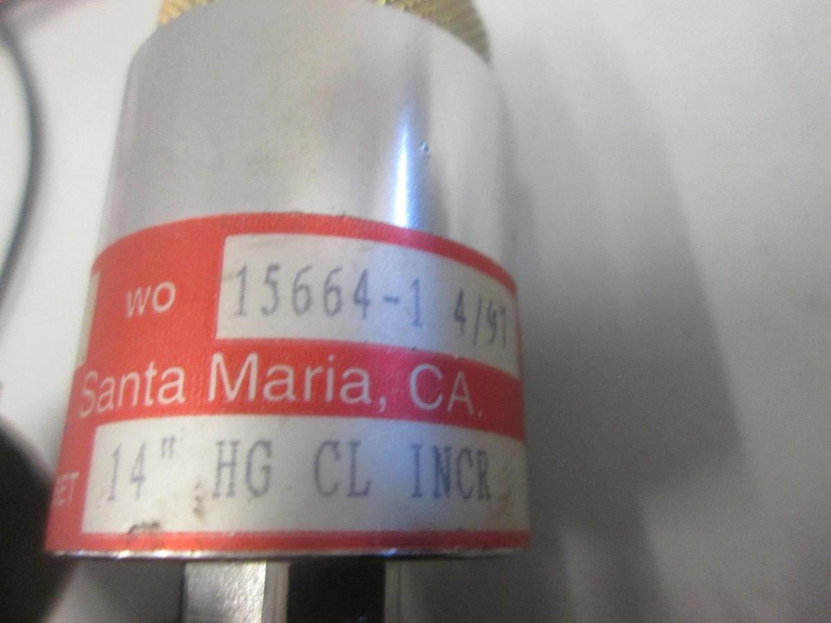 Used Wasco Inc., 250-21L2B-X/8013, Pressure Switch, 4000 PSI, Used