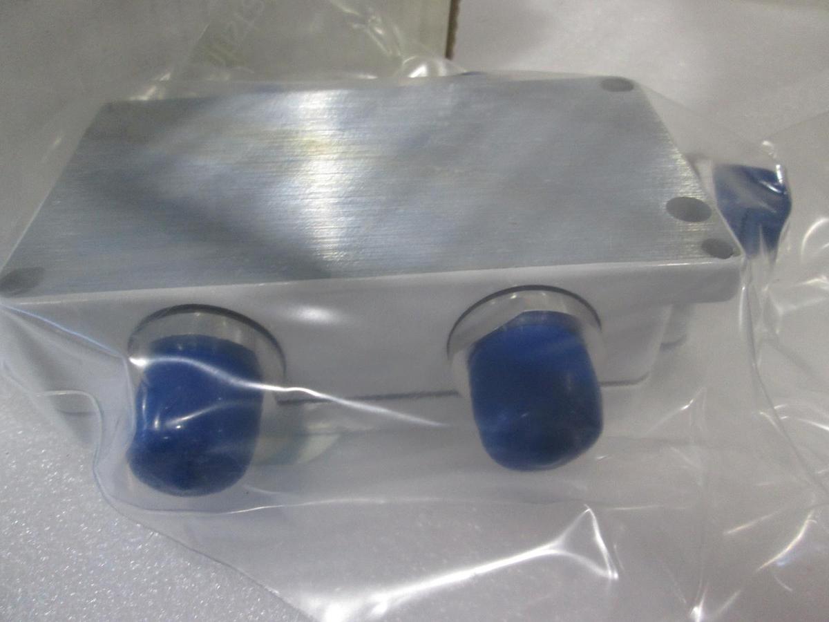 Used Suhner, 9070.17.0008, Female RF Metal Enclosure, 115mm x 64mm, New, Lot of 5