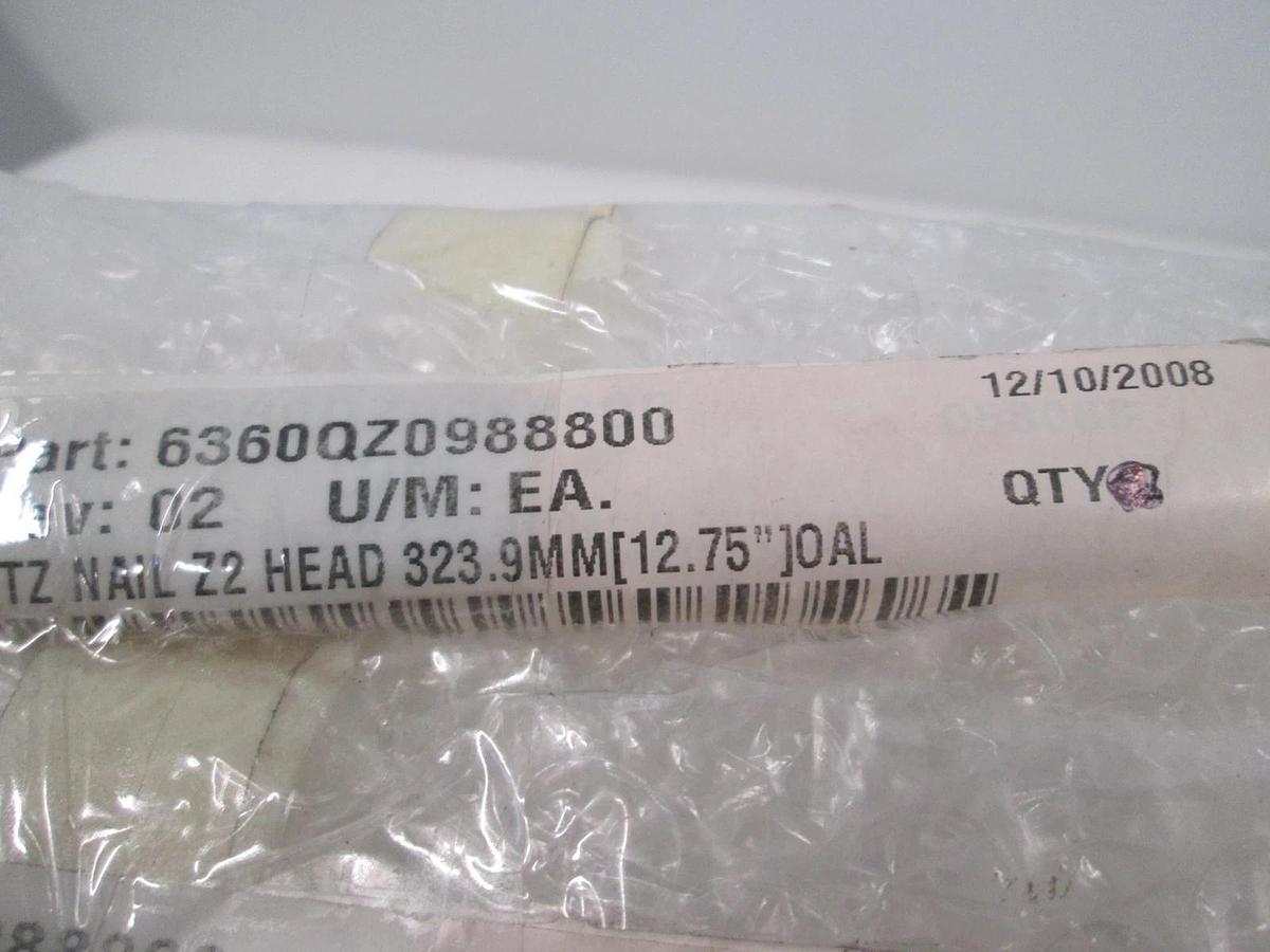 Quartz SLV Z2 Nail, 323.9mm, 12.75" 10AL, New, Lot of 8